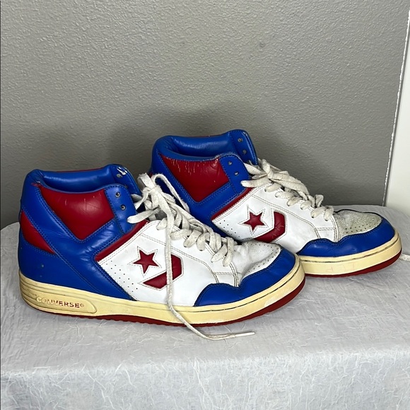 Converse Weapon High Top We’ll Worn Sneakers Size 11 - Picture 1 of 16